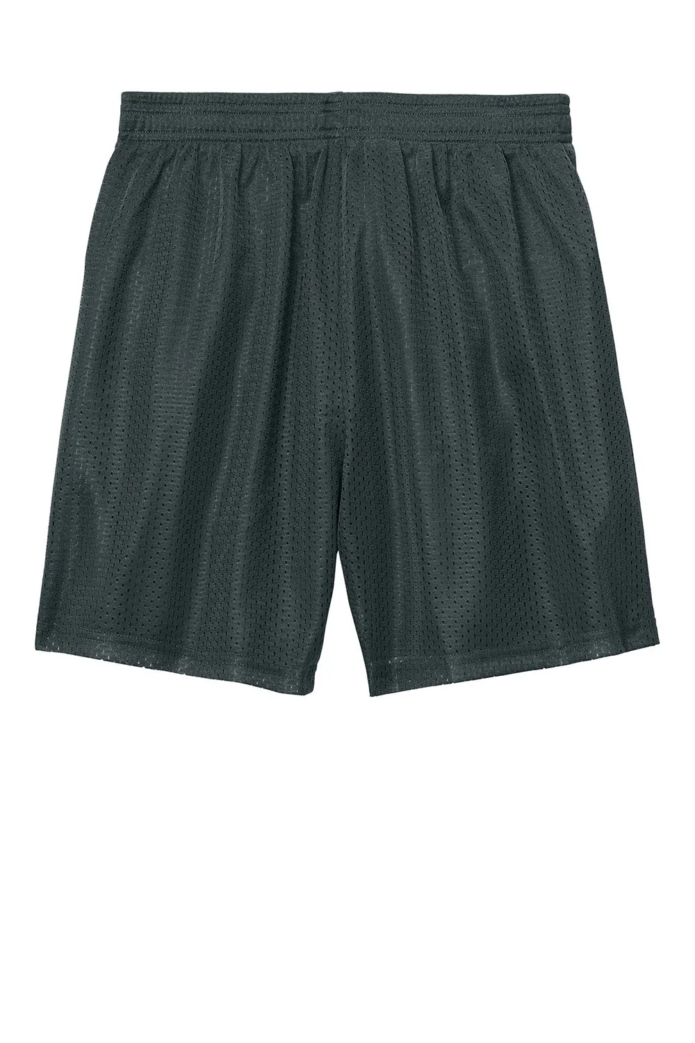 Sport-Tek Youth Moisture Wicking Mesh Athletic Shorts - Iron Grey Clothing Sport-Tek