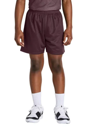 Sport-Tek Youth Moisture Wicking Mesh Athletic Shorts - Maroon Clothing Sport-Tek