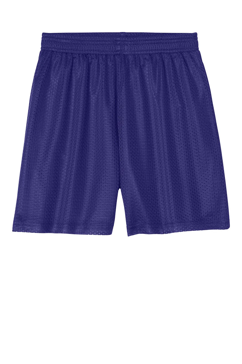 Sport-Tek Youth Moisture Wicking Mesh Athletic Shorts - Purple Clothing Sport-Tek