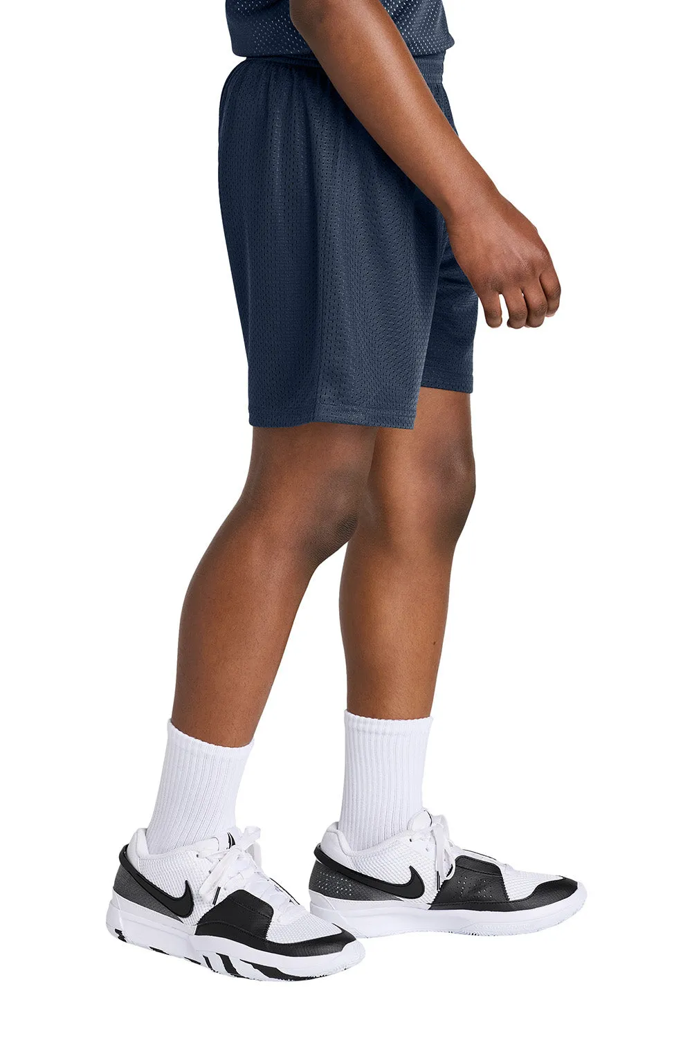 Sport-Tek Youth Moisture Wicking Mesh Athletic Shorts - True Navy Blue Clothing Sport-Tek