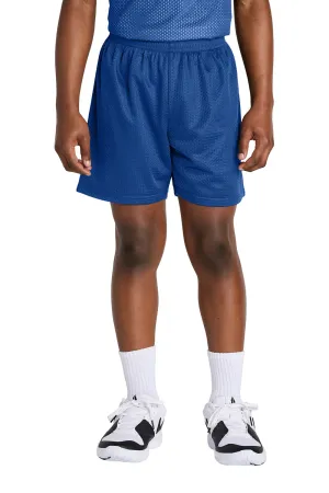 Sport-Tek Youth Moisture Wicking Mesh Athletic Shorts - True Royal Blue Clothing Sport-Tek
