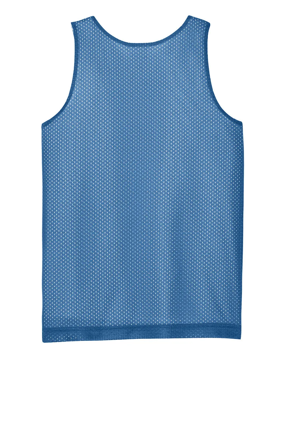 Sport-Tek Youth Moisture Wicking Reversible Mesh Tank Top - Carolina Blue/White Clothing Sport-Tek