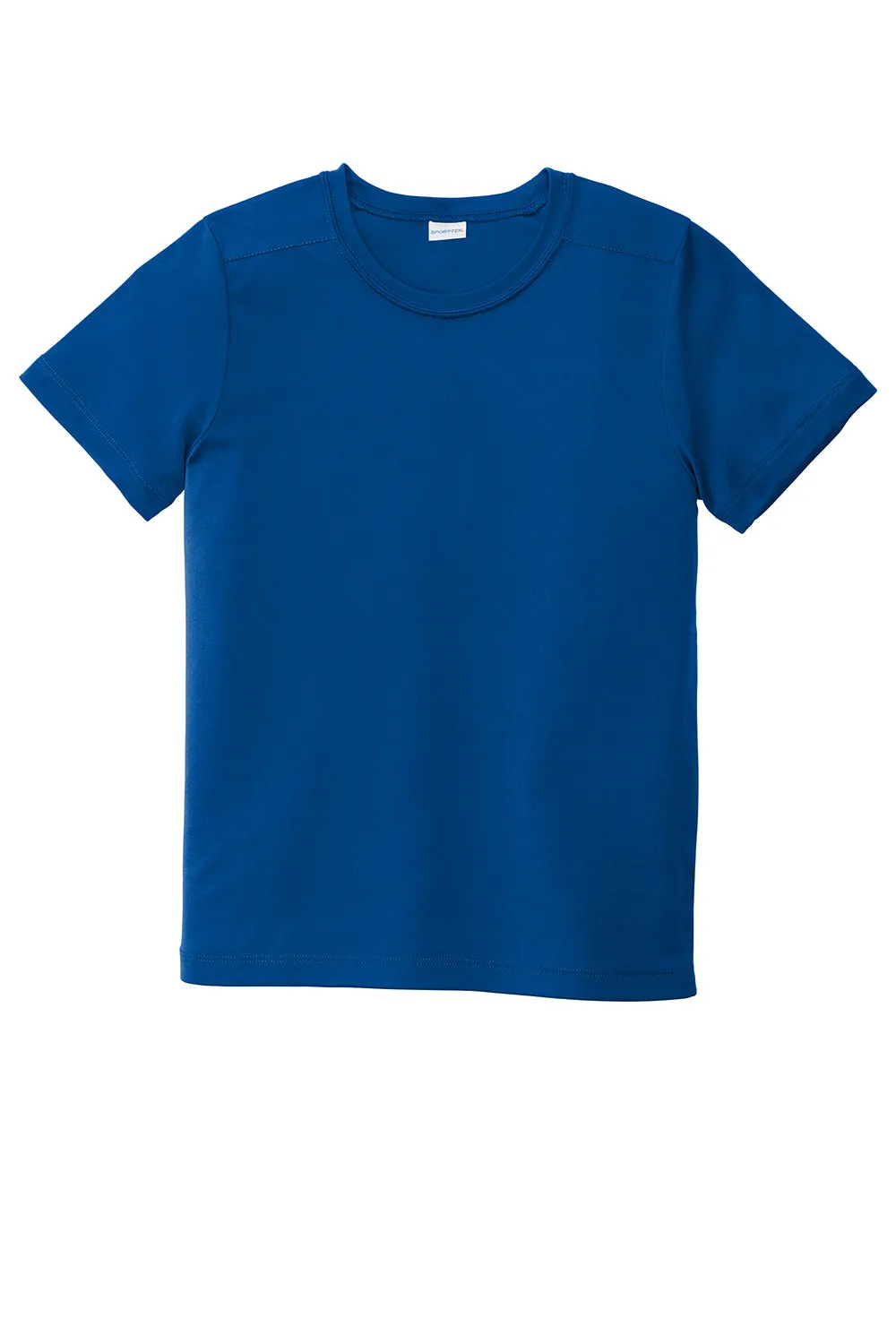 Sport-Tek Youth Moisture Wicking Short Sleeve Crewneck T-Shirt - True Royal Blue Clothing Sport-Tek
