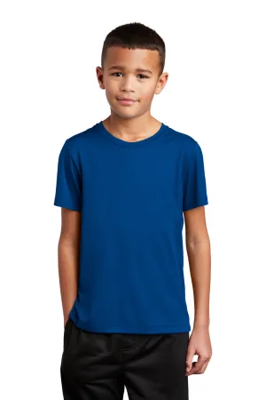 Sport-Tek Youth Moisture Wicking Short Sleeve Crewneck T-Shirt - True Royal Blue Clothing Sport-Tek