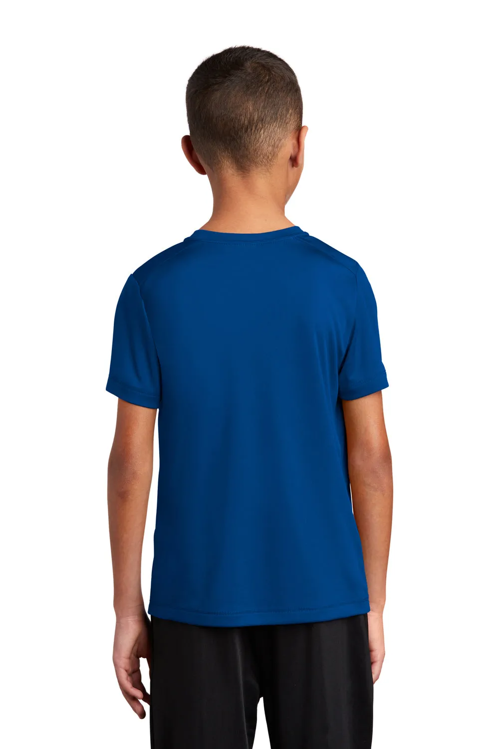 Sport-Tek Youth Moisture Wicking Short Sleeve Crewneck T-Shirt - True Royal Blue Clothing Sport-Tek