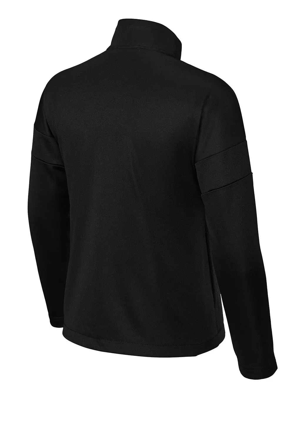 Sport-Tek Youth Moisture Wicking Travel Full Zip Jacket - Black Clothing Sport-Tek