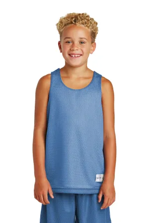 Sport-Tek Youth Reversible Mesh Moisture Wicking Tank Top - Carolina Blue - Closeout Clothing Sport-Tek