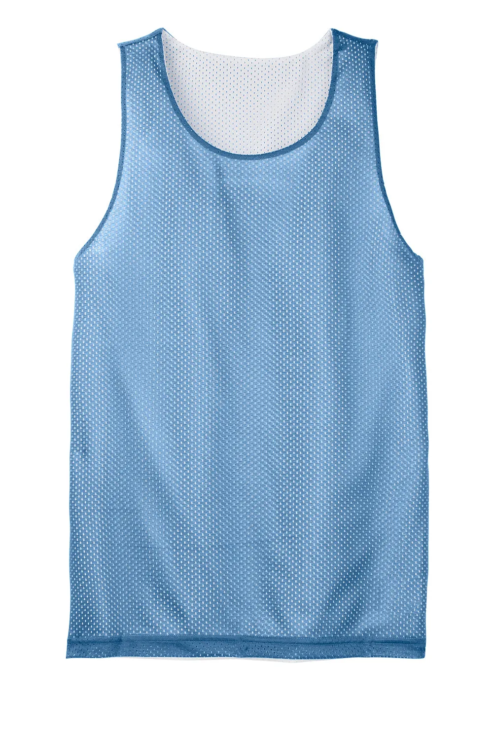 Sport-Tek Youth Reversible Mesh Moisture Wicking Tank Top - Carolina Blue - Closeout Clothing Sport-Tek