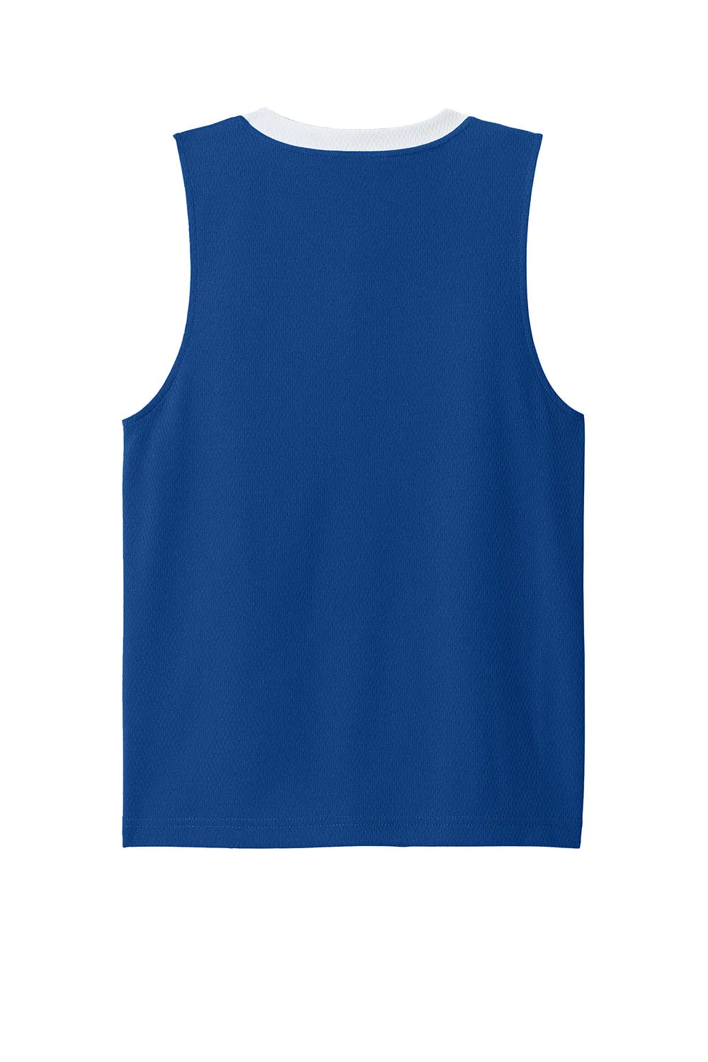 Sport-Tek Youth Rival Basketball Moisture Wicking Reversible Jersey Tank Top - True Royal Blue/White Clothing Sport-Tek