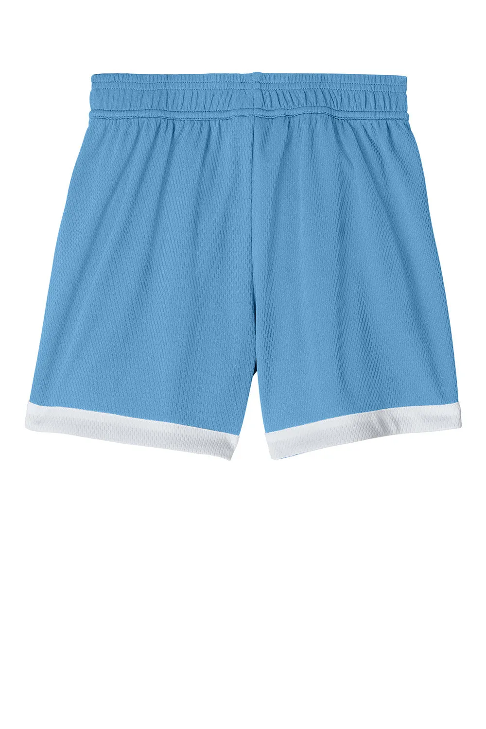 Sport-Tek Youth Rival Moisture Wicking Basketball Shorts - Carolina Blue/White Clothing Sport-Tek