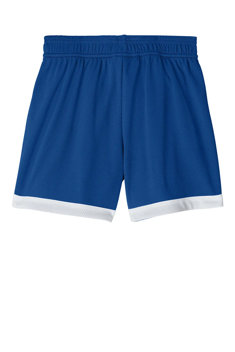 Sport-Tek Youth Rival Moisture Wicking Basketball Shorts - True Royal Blue/White Clothing Sport-Tek