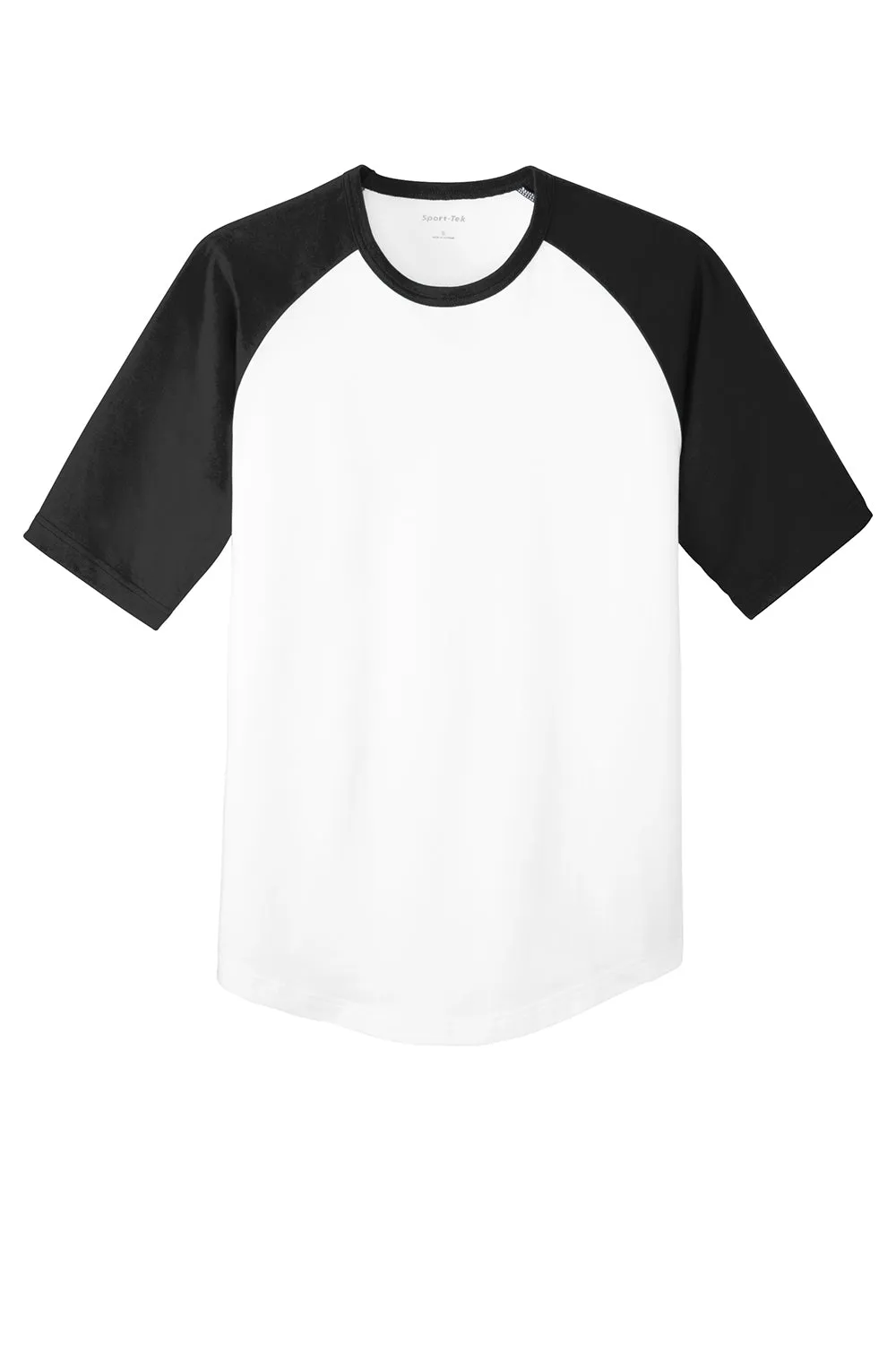 Sport-Tek Youth Short Sleeve Crewneck T-Shirt - White/Black Clothing Sport-Tek