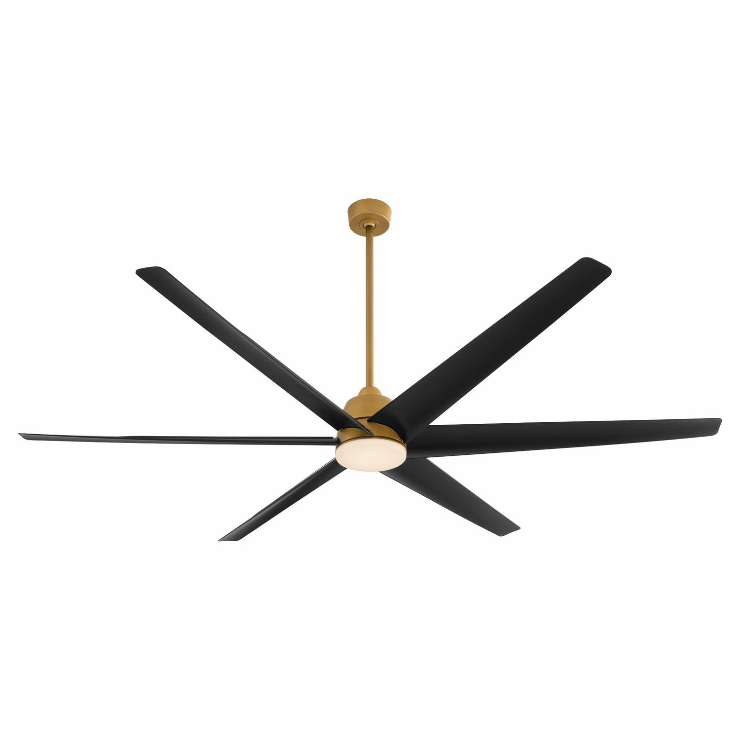 Spree 84"Patio Fan Brushed Brass