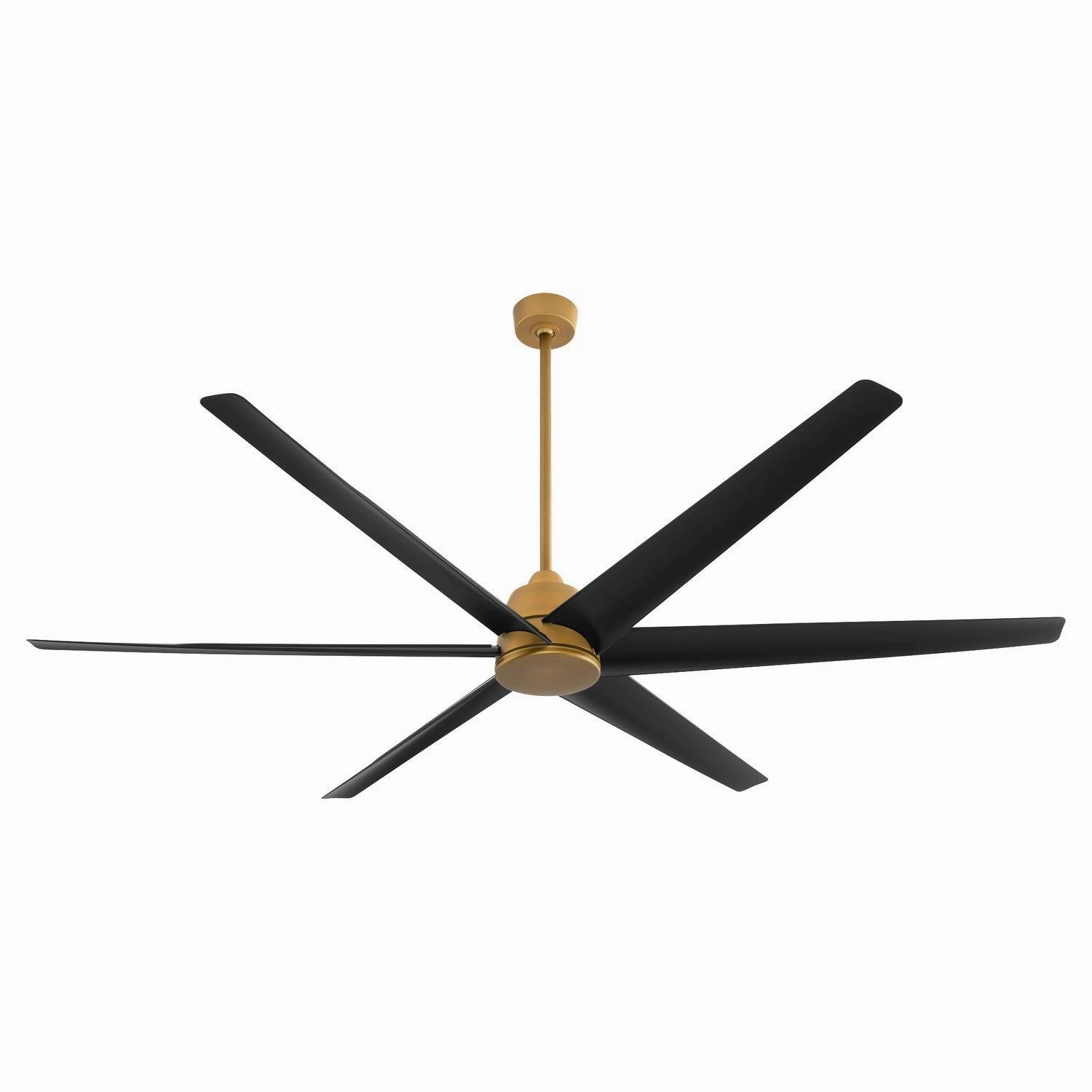 Spree 84"Patio Fan Brushed Brass compact electric fans for small spaces