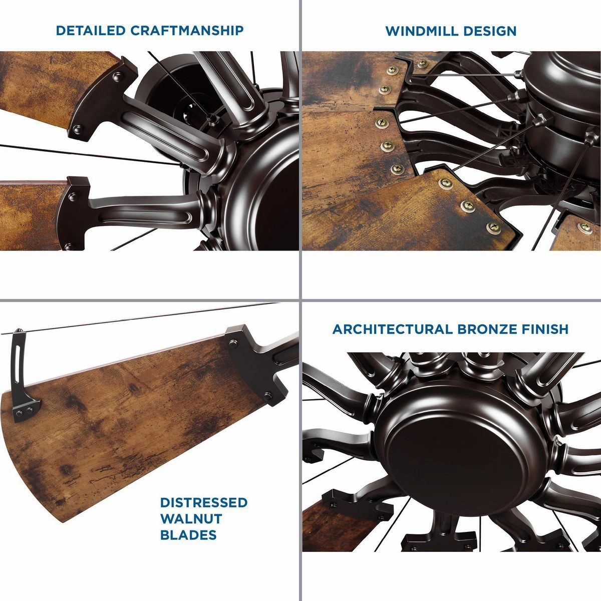 Springer 52"Ceiling Fan Architectural Bronze