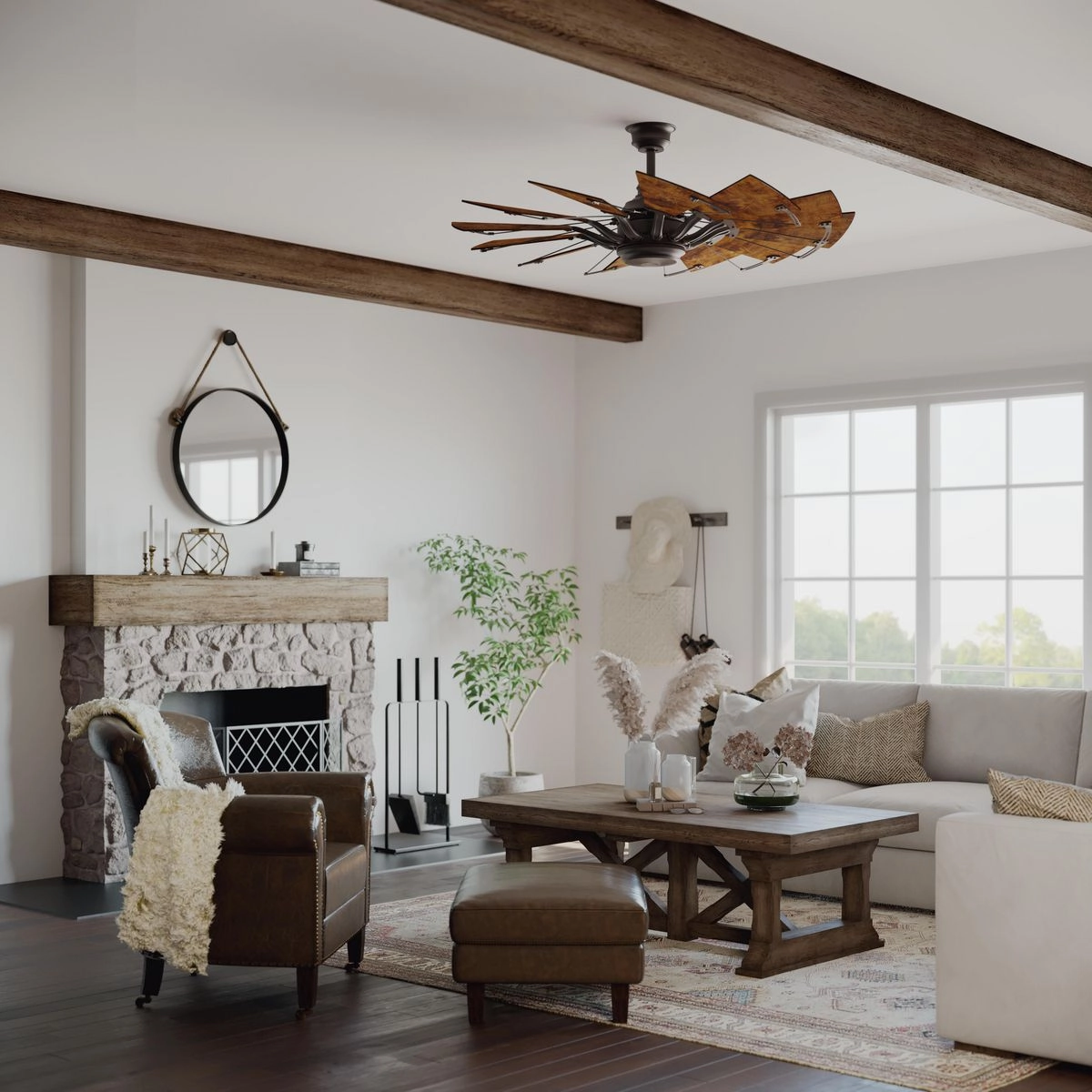 Springer 52"Ceiling Fan Architectural Bronze