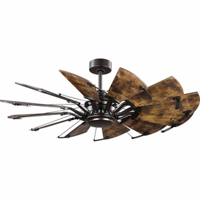 Springer 52"Ceiling Fan Architectural Bronze whisper-quiet fans for bedrooms and offices