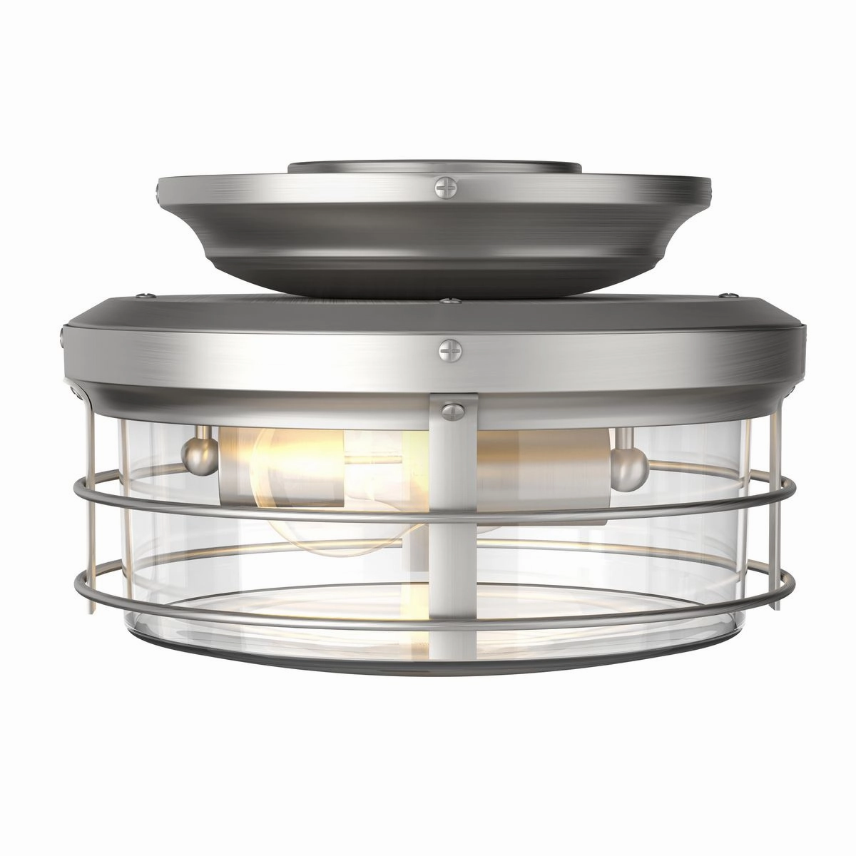 Springer Ii Two Light Fan Light Kit Antique Nickel