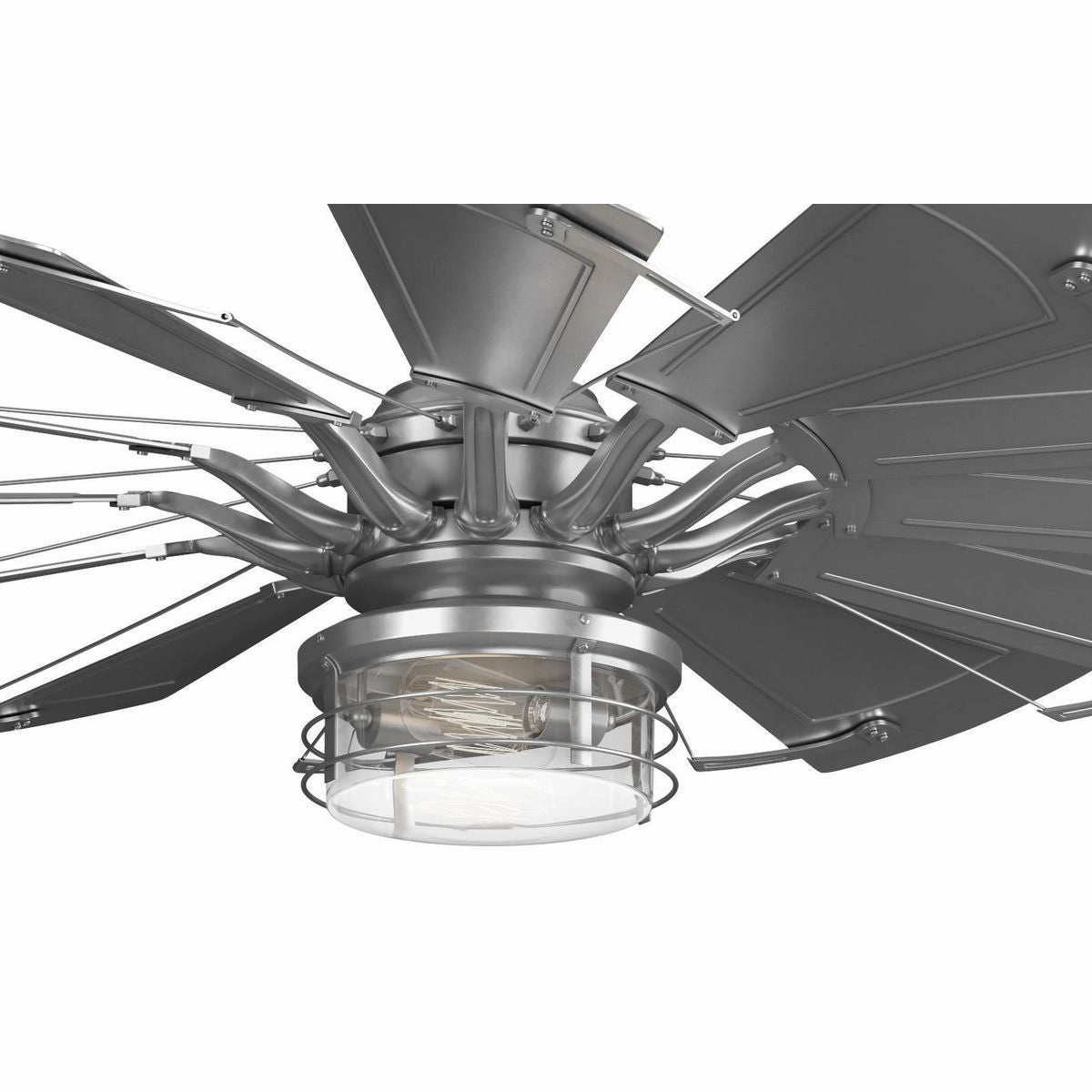Springer Ii Two Light Fan Light Kit Antique Nickel
