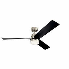 Spyn 52"Ceiling Fan Brushed Nickel portable electric fans for dorm rooms