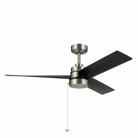 Spyn Lite 52"Ceiling Fan Brushed Nickel modern electric fans for minimalist decor