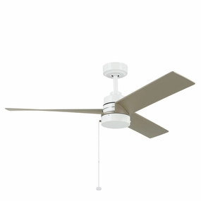 Spyn Lite 52"Ceiling Fan White oscillating electric fans for full room circulation