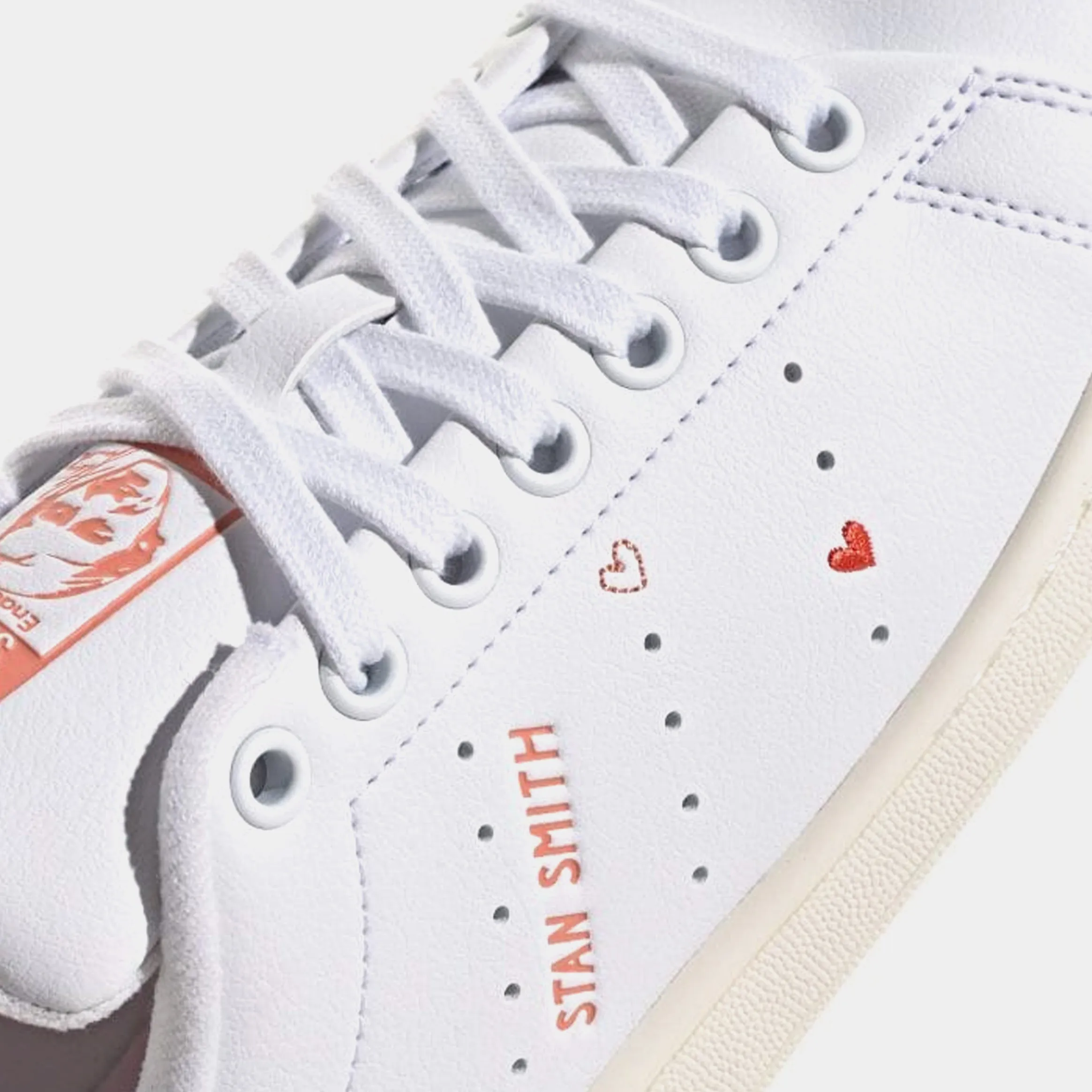Stan Smith Womens Lifestyle Shoes (White/Red)