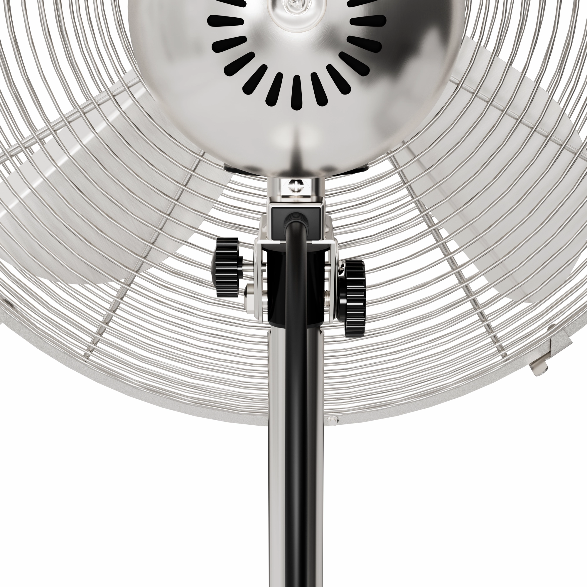 Stand Fan Brushed Nickel