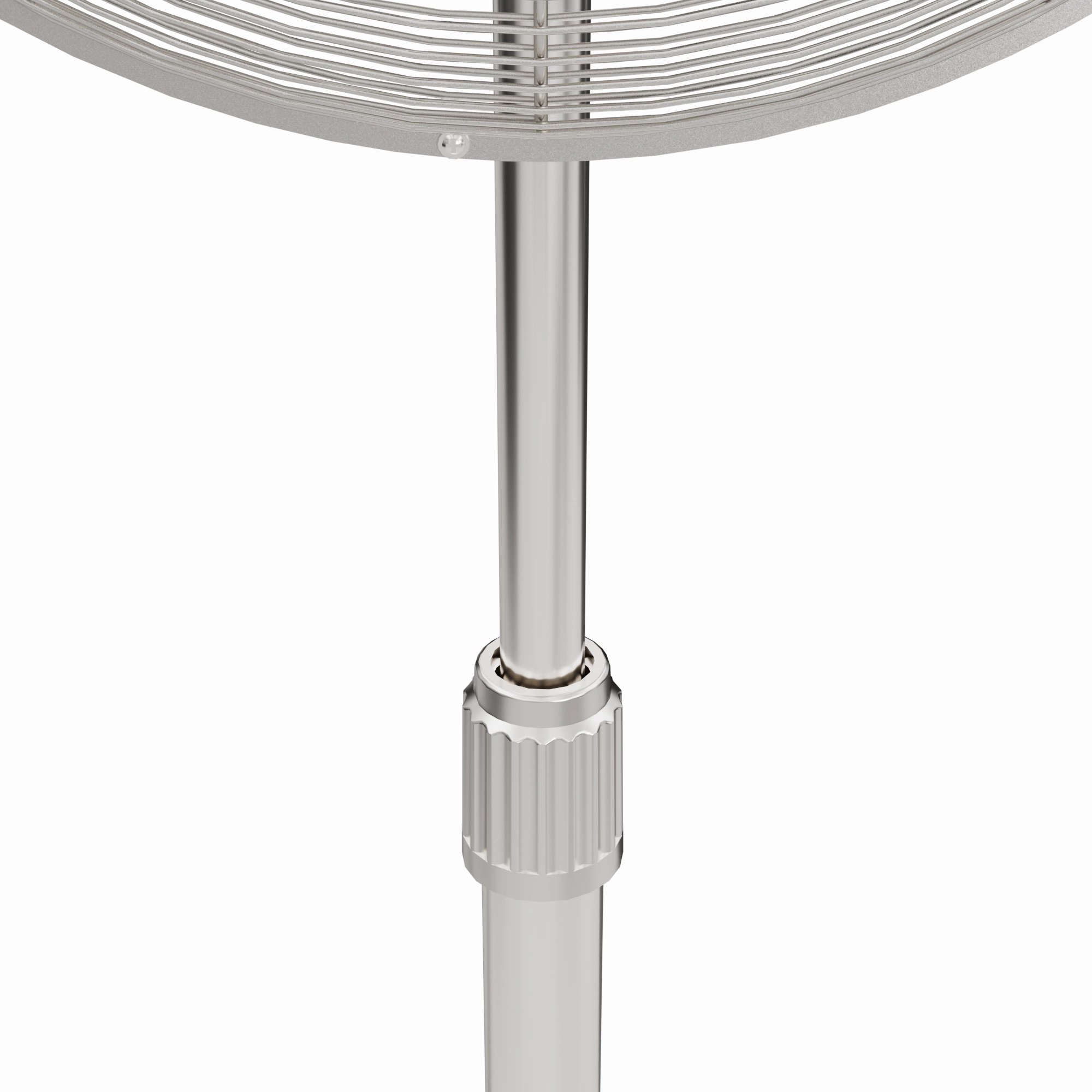 Stand Fan Brushed Nickel