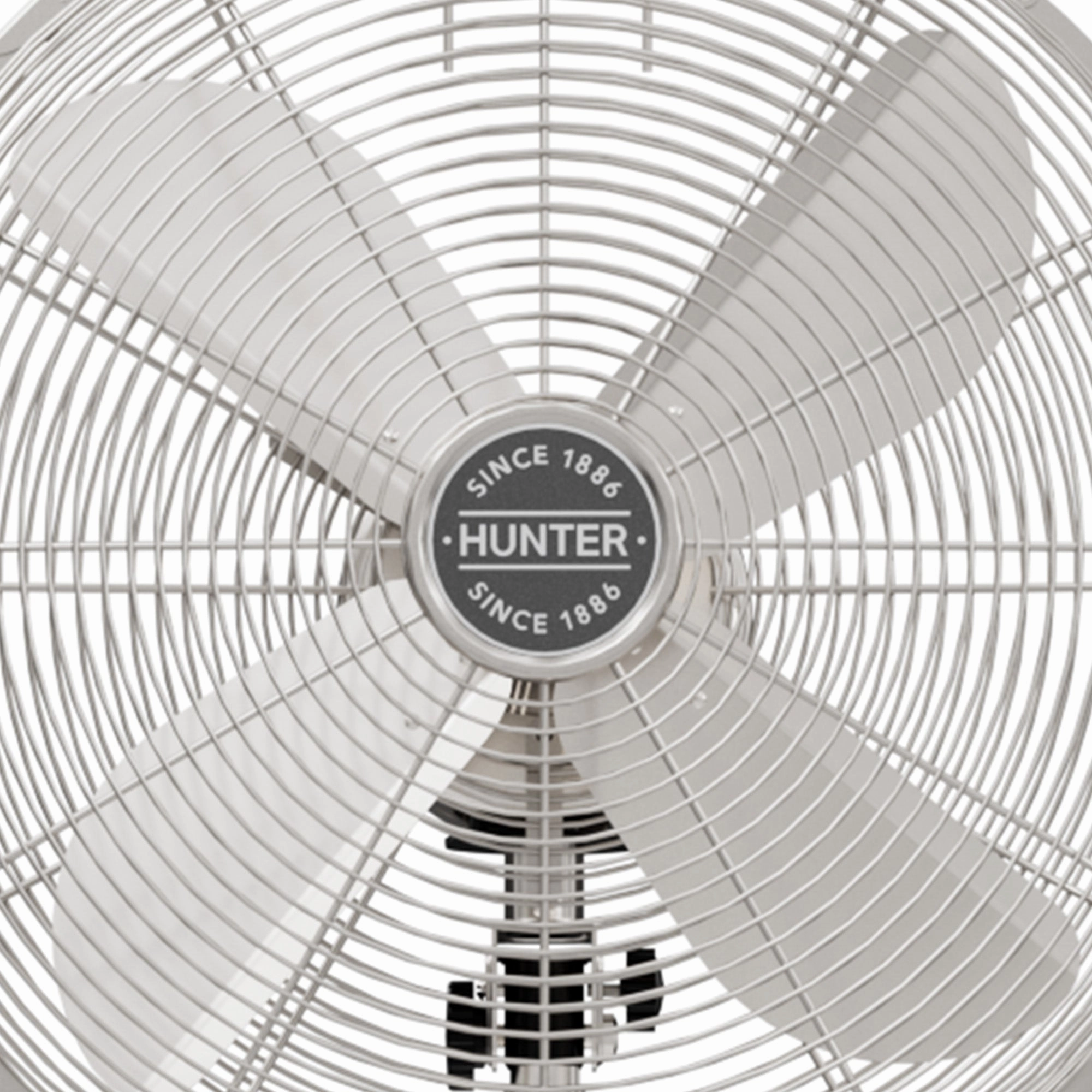 Stand Fan Brushed Nickel