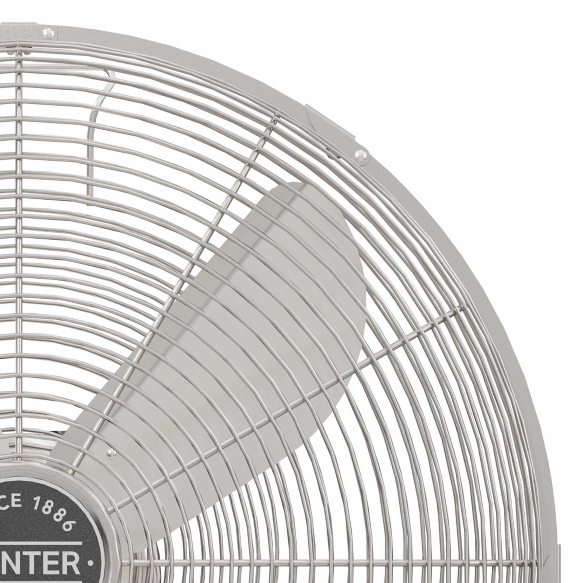 Stand Fan Brushed Nickel