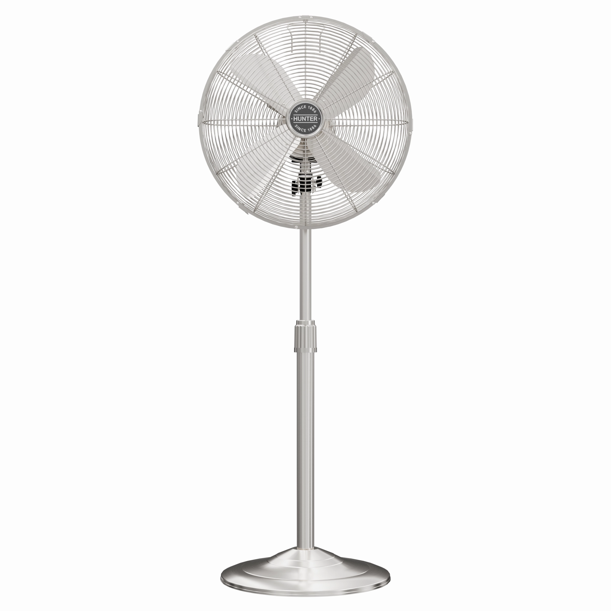 Stand Fan Brushed Nickel
