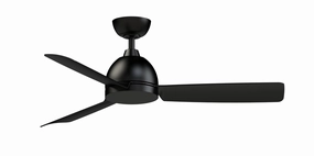 Starboard NL 52"Ceiling Fan Black outdoor exterior fans for patio cooling
