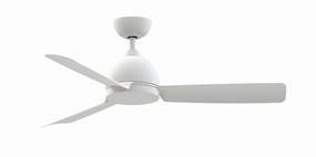 Starboard NL 52"Ceiling Fan Matte White outdoor exterior fans for patio cooling