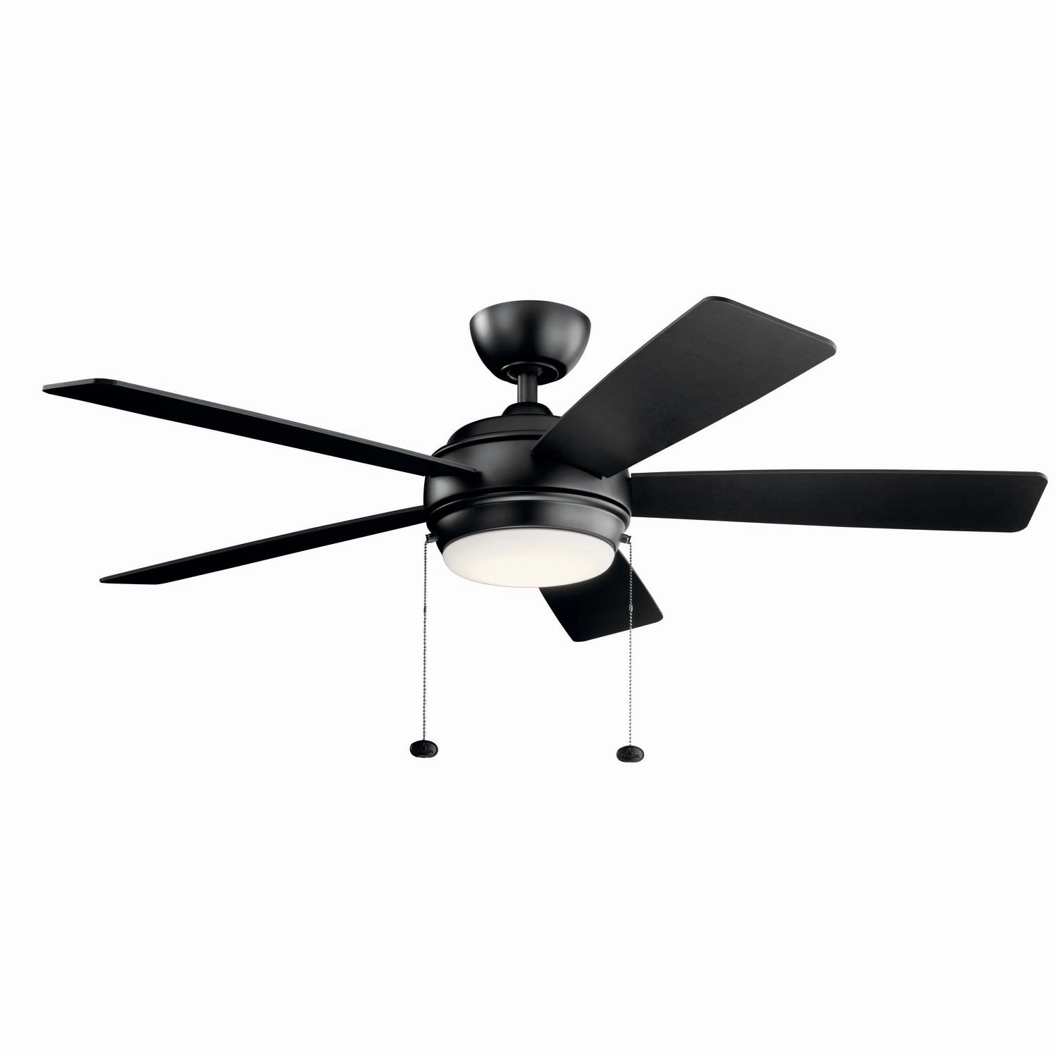 Starkk 52"Ceiling Fan Satin Black modern electric fans for minimalist decor