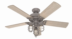 Starklake 52"Ceiling Fan Quartz Grey reliable fans for apartment and office