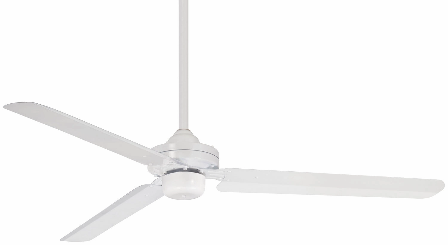 Steal 54" Ceiling Fan Flat White whisper-quiet fans for bedrooms and offices