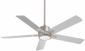 Stout 54"Ceiling Fan Brushed Nickel modern medium fans for everyday cooling
