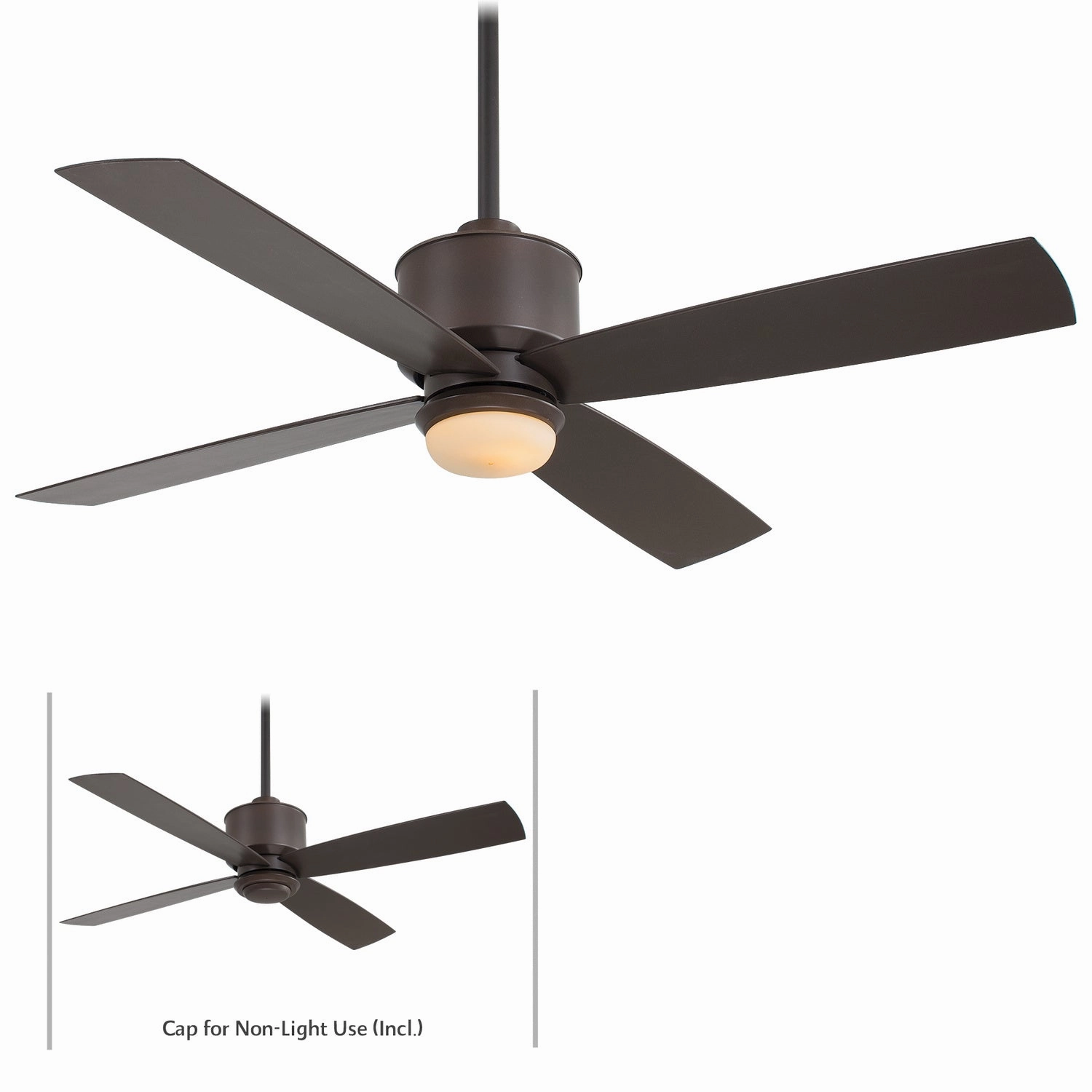 Strata 52"Ceiling Fan Oil Rubbed Bronze weatherproof fans for outdoor environments