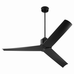 Strato 60"Ceiling Fan Black modern electric fans for minimalist decor