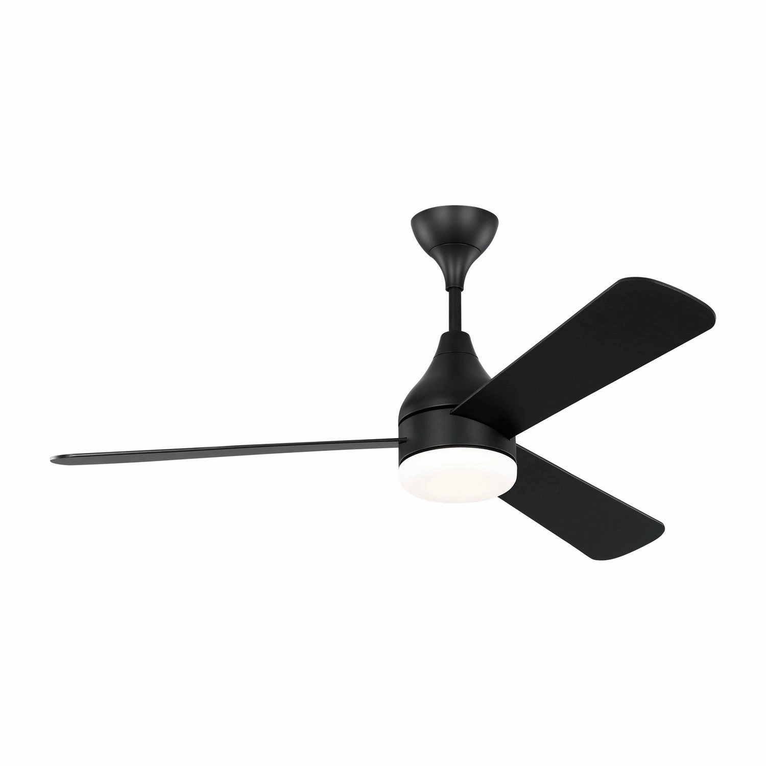 Streaming 52"Ceiling Fan Midnight Black