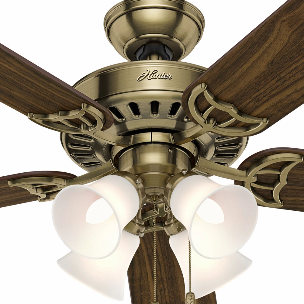 Studio Series 52"Ceiling Fan Antique Brass