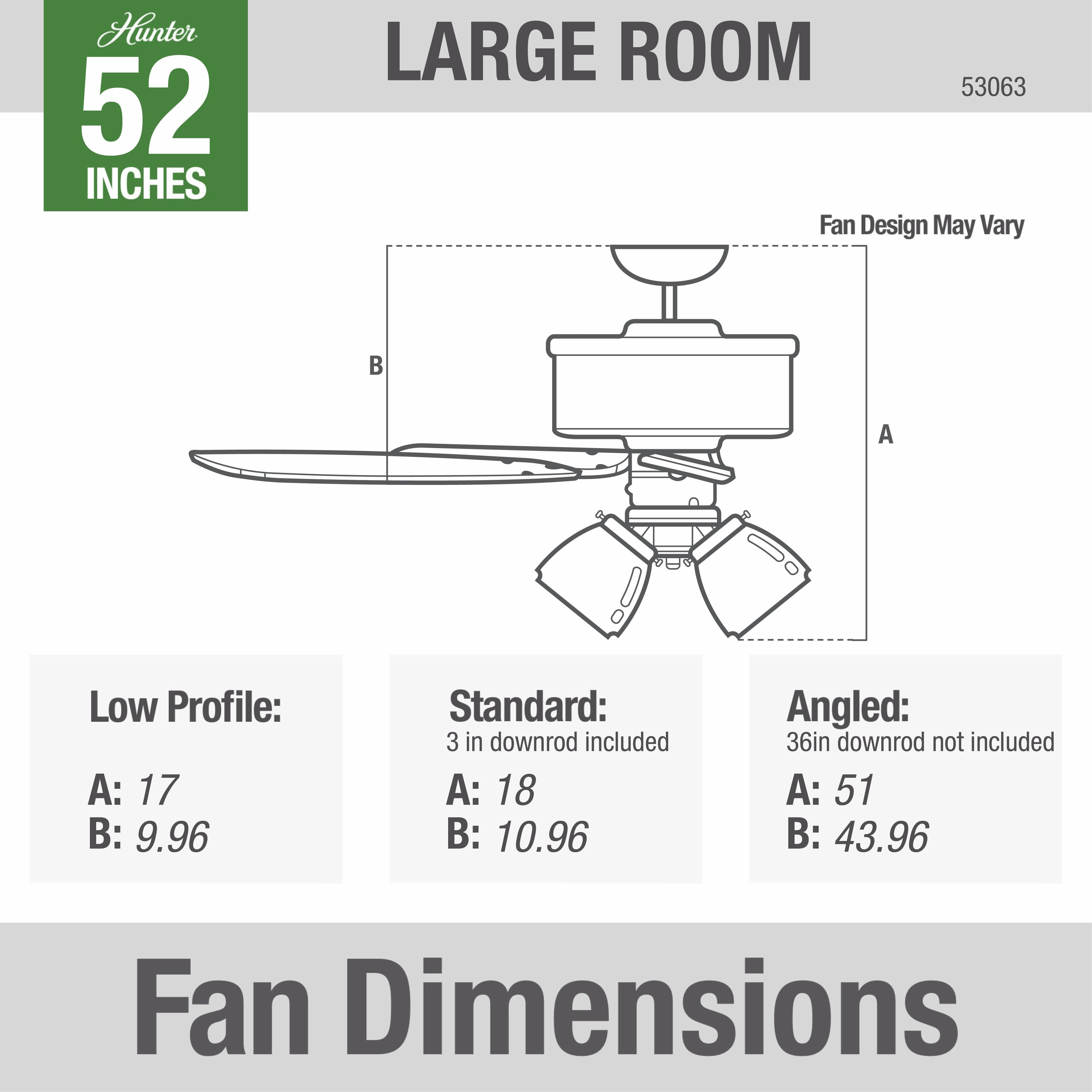 Studio Series 52"Ceiling Fan Antique Brass