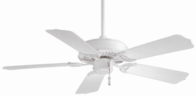 Sundance 42"Ceiling Fan White weatherproof fans for outdoor environments