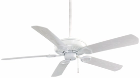 Sundowner 54" Ceiling Fan White weatherproof fans for outdoor environments