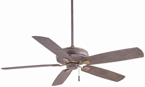 Sunseeker 60"Ceiling Fan Driftwood weatherproof fans for outdoor environments