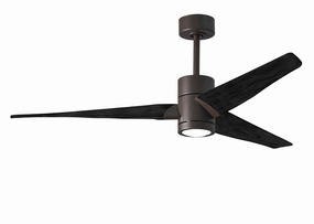 Super Janet 60"Ceiling Fan Textured Bronze home cooling fans in medium size