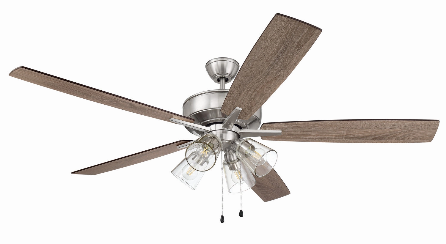 Super Pro 104 60"Ceiling Fan Brushed Polished Nickel