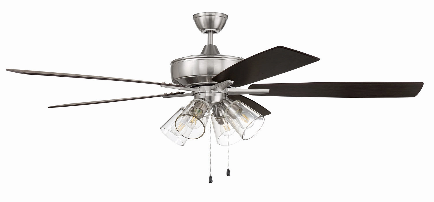 Super Pro 104 60"Ceiling Fan Brushed Polished Nickel