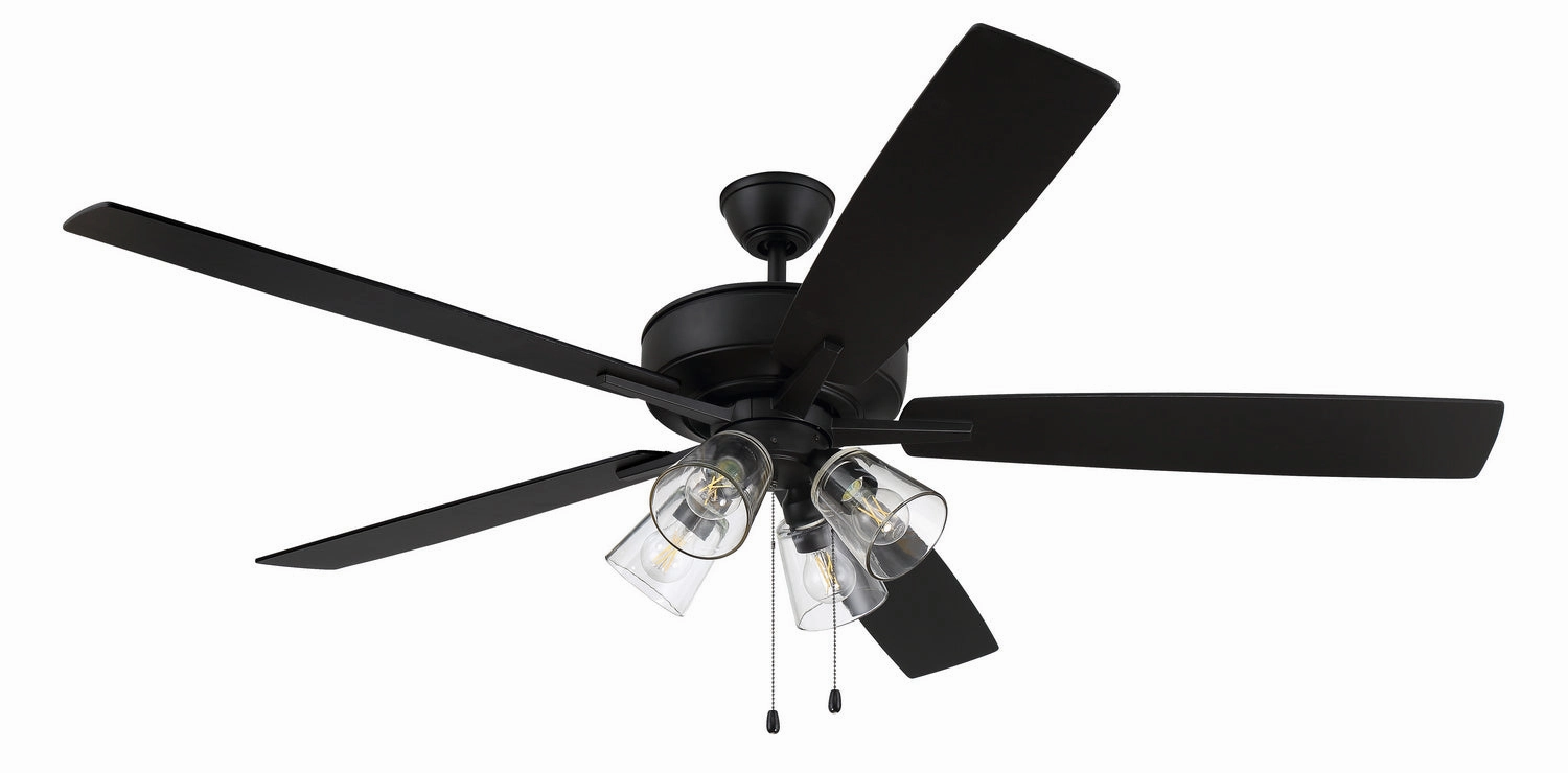 Super Pro 104 60"Ceiling Fan Flat Black